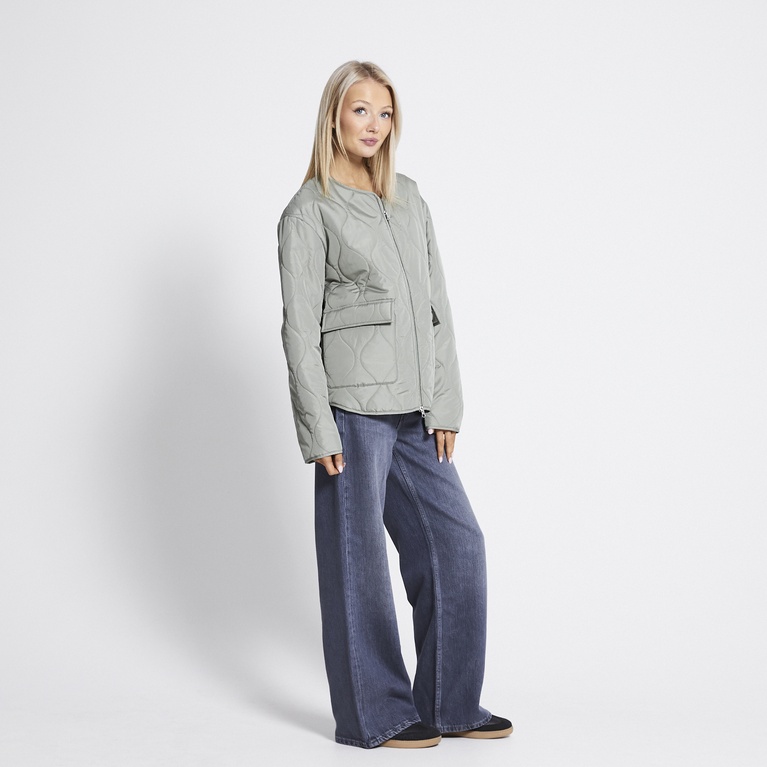 Quilted jacket "Ottilia" Light Army Green